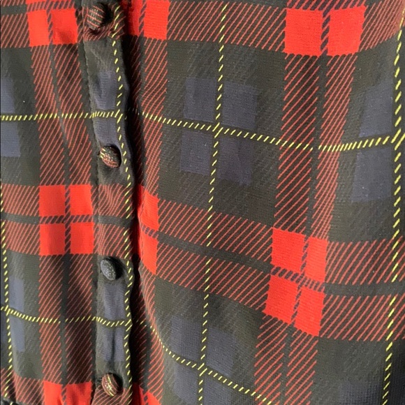 SIZE LARGE ZARA PLAID DRESS - Picture 2 of 2